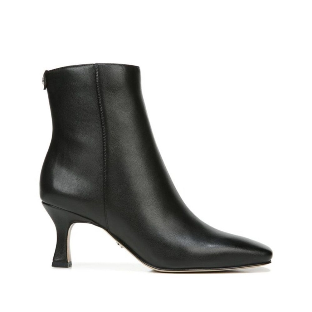 Sam Edelman Square Toe Leather Ankle Boot